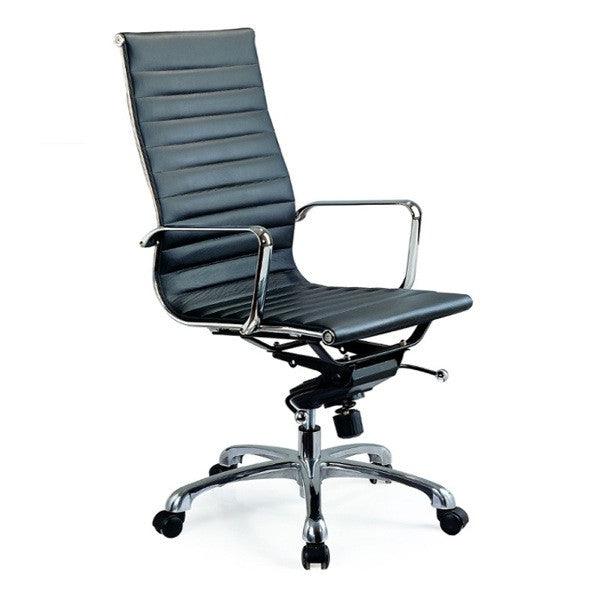 Carly Black High Back Office Chair - Euro Living Furniture